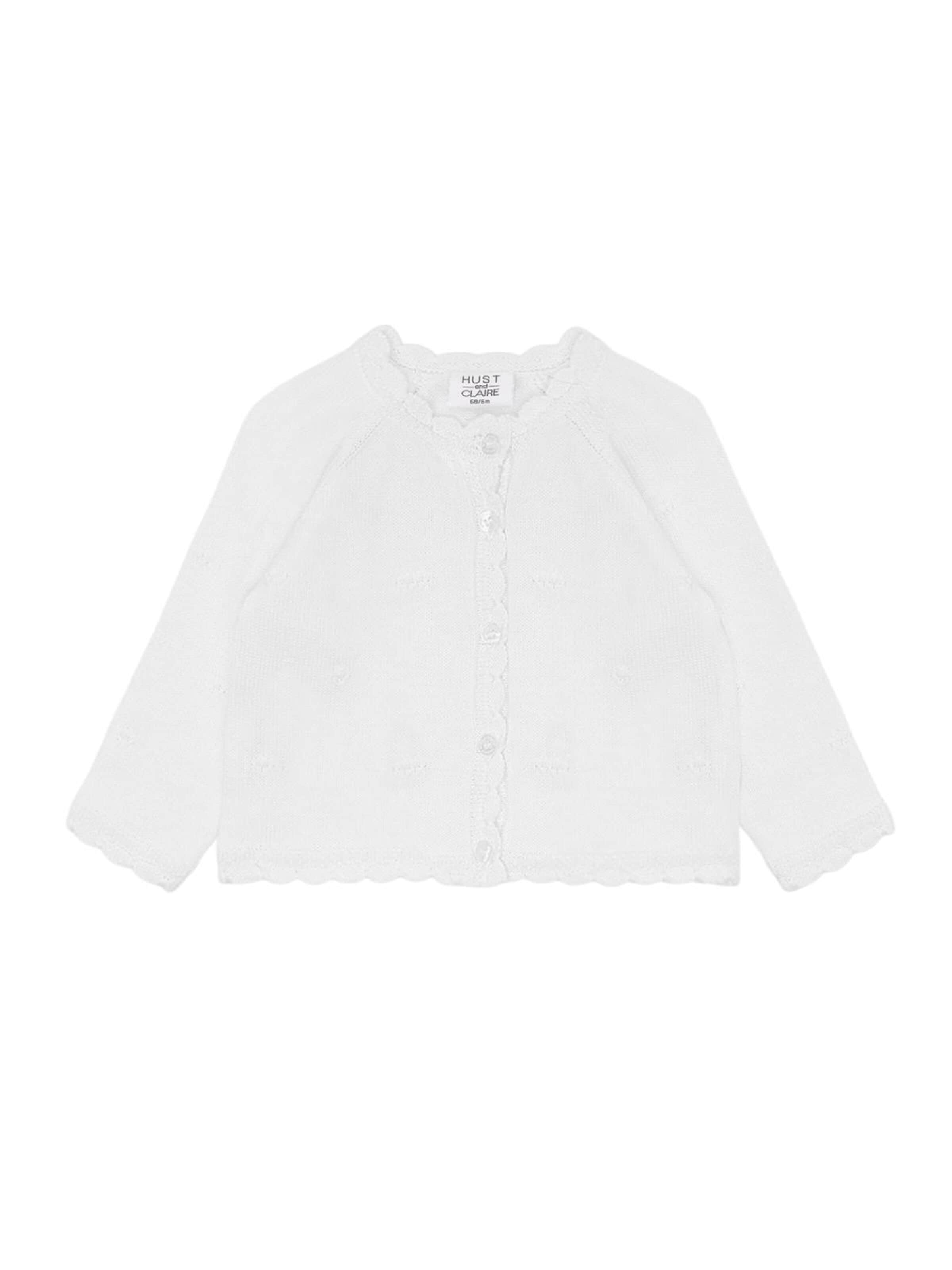 Hust & Claire Strickjacke‌‌‌‌‌‌‌ in Weiß: Vorderseite