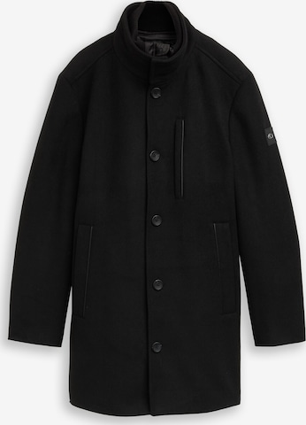 TOM TAILOR Преходно палто в черно: отпред