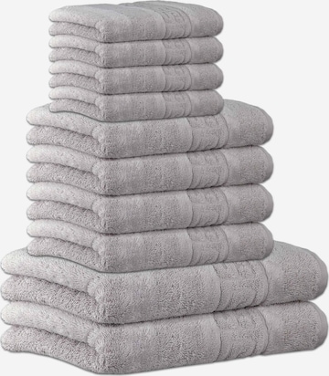 Serviette Cawö en gris : devant