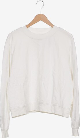 Marc O'Polo Sweatshirt & Zip-Up Hoodie in L in White: front