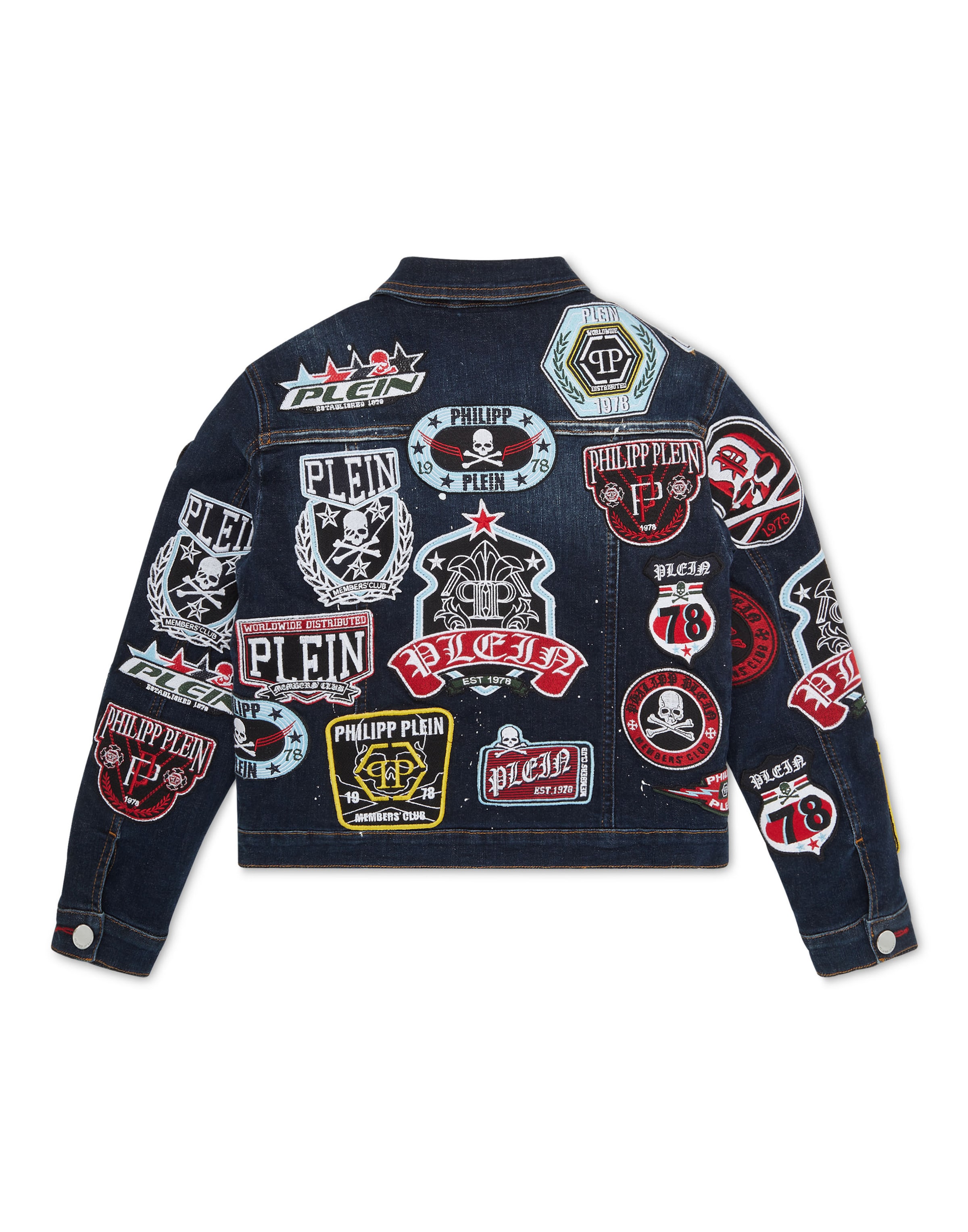 Philipp Plein - Chaqueta de entretiempo en azul