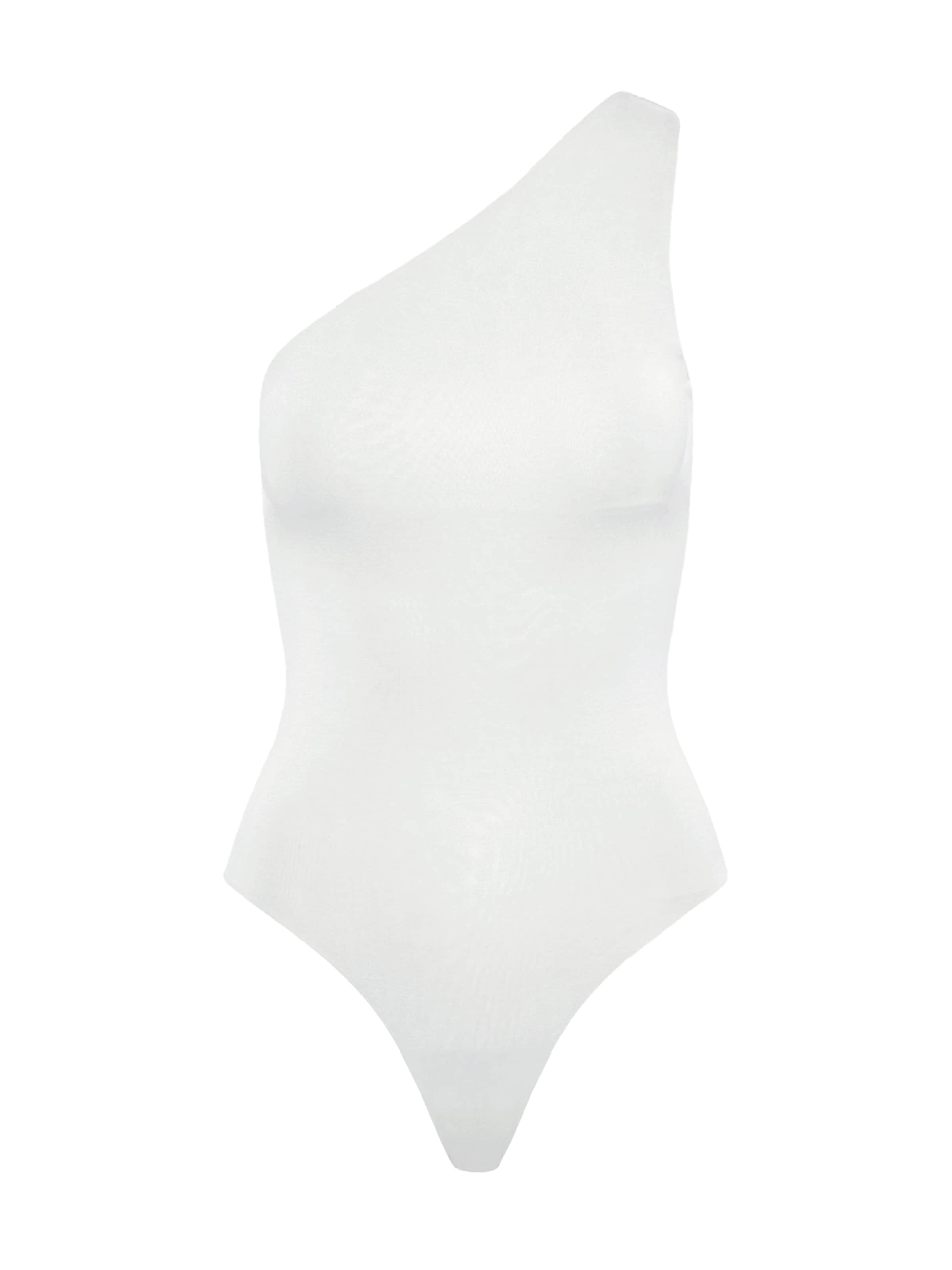 Funky Buddha Shirtbody in weiß, Produktansicht