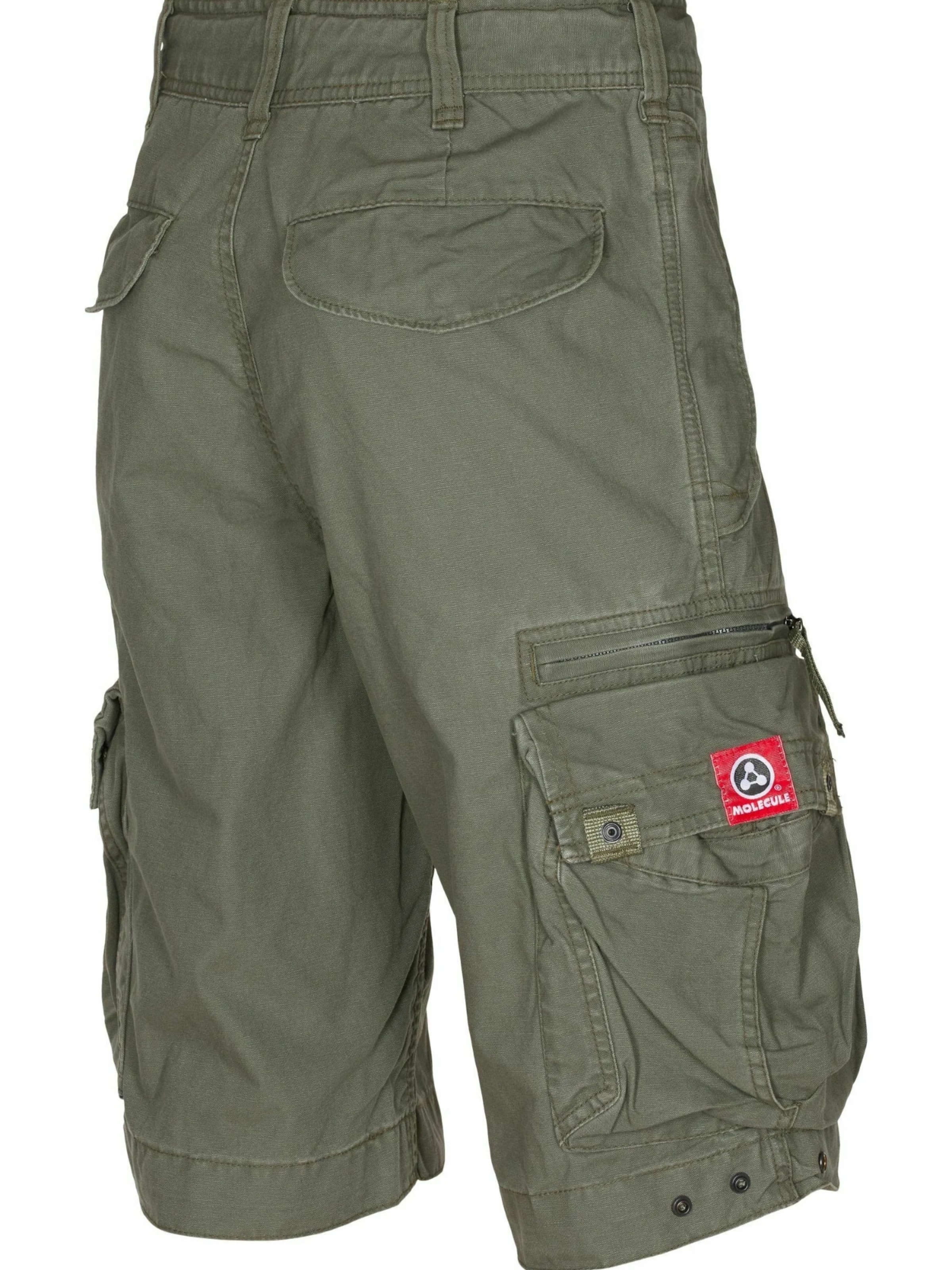 Molecule Regular Cargobroek 'BAGGY' in Groen