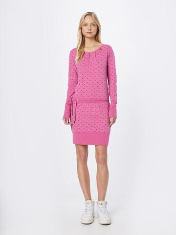 Ragwear Kleid 'Alexa' in Pink: predná strana