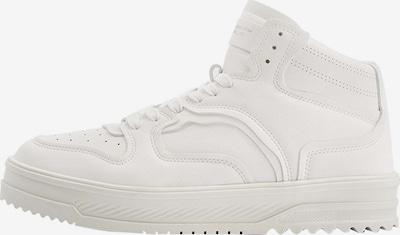 Sneaker înalt Bershka pe alb, Vizualizare produs