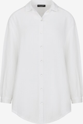 Camicia da donna di SASSYCLASSY in bianco: frontale