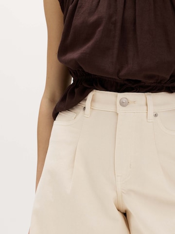 Marks & Spencer Wide Leg Shorts in Beige