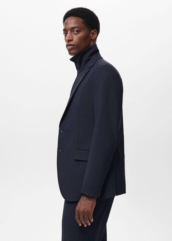MANGO MAN Regular fit Suit Jacket in Blue