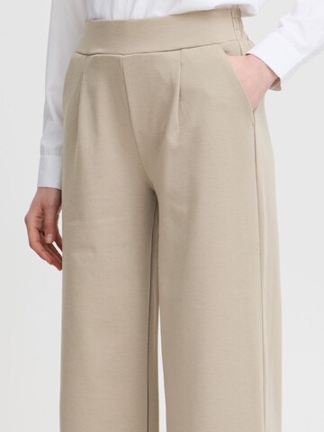 Wide leg Pantaloni chino ' BYRizetta ' di b.young in beige
