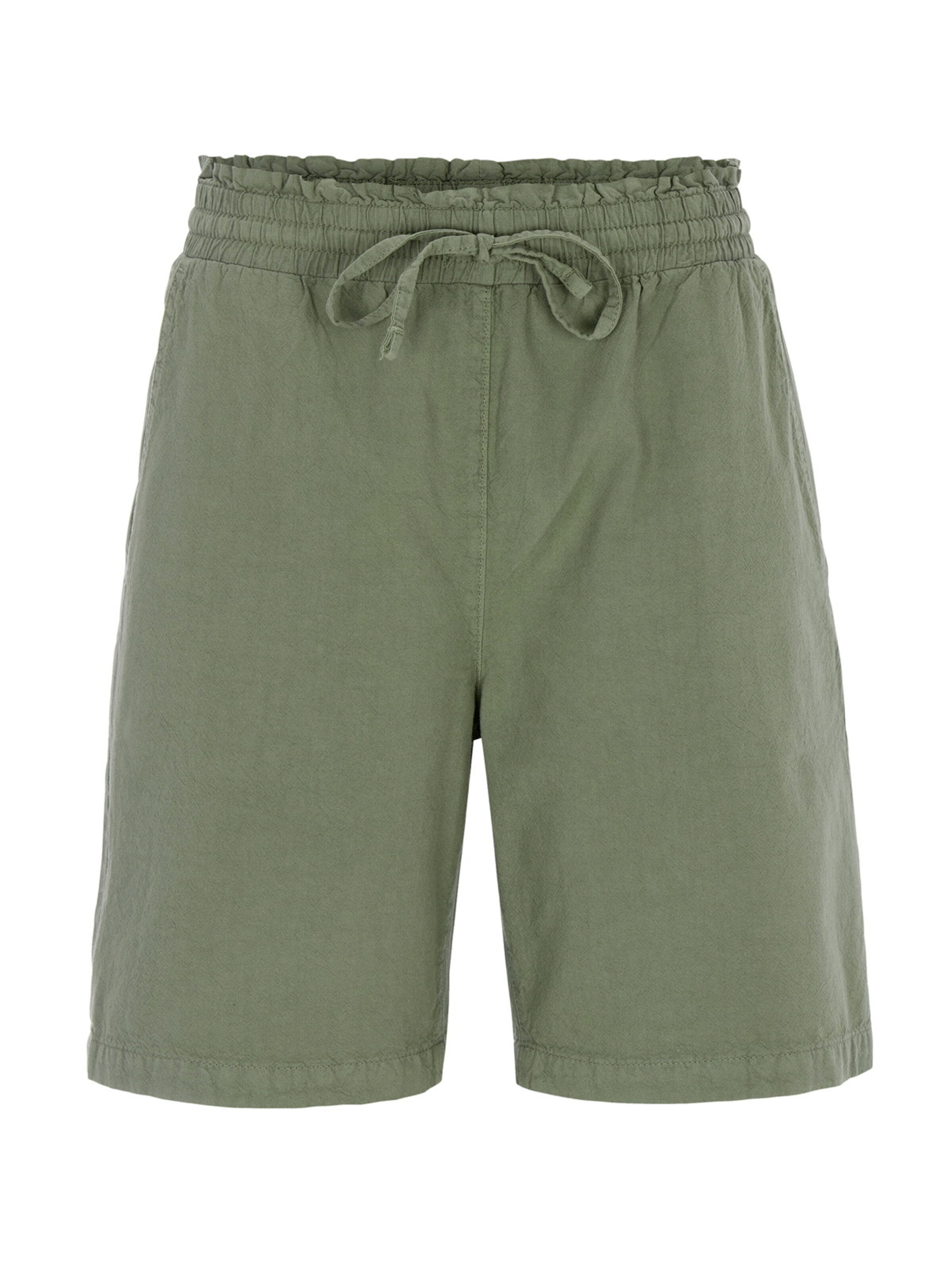 Cellbes of Sweden Loosefit Broek in Groen: voorkant