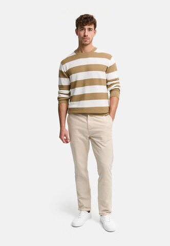 Pull-over ' INTidsel O-neck ' INDICODE JEANS en marron