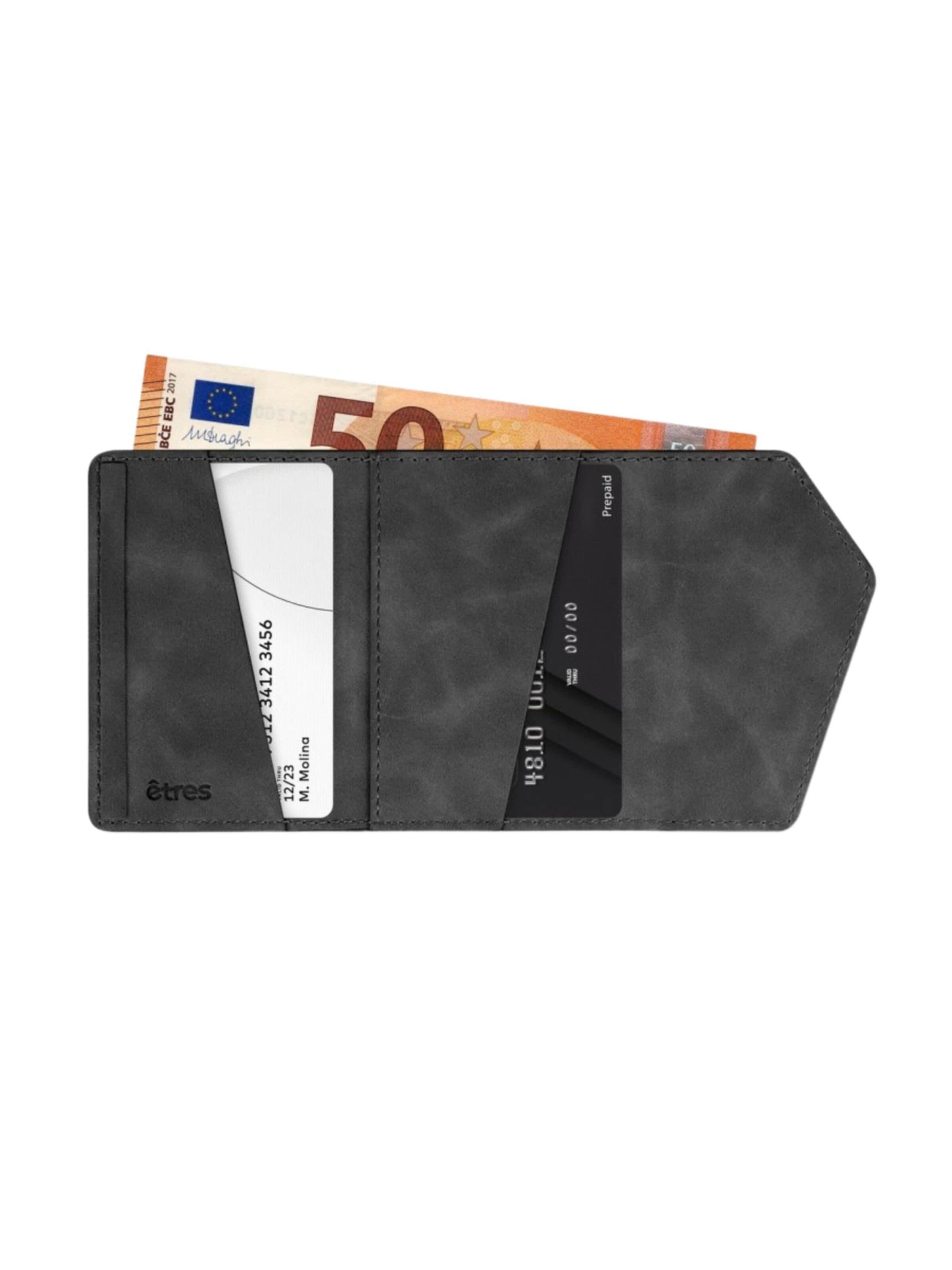 Techmade Wallet 'Etres Smart Wallet - Icon • Easy' in Black