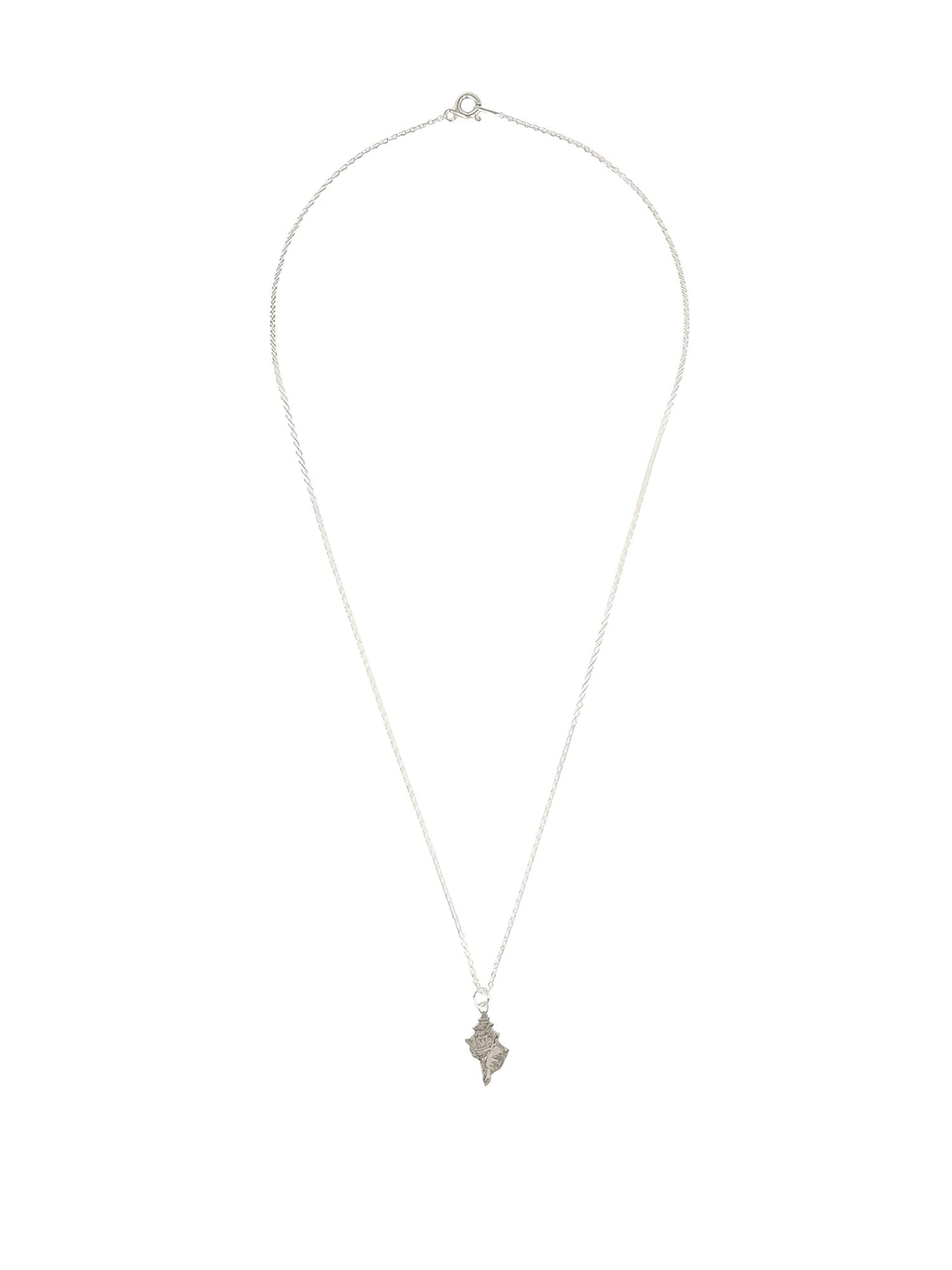Fräulein Wunder - Colar 'Conch Muschel - Sterling Silber' em prata: frente