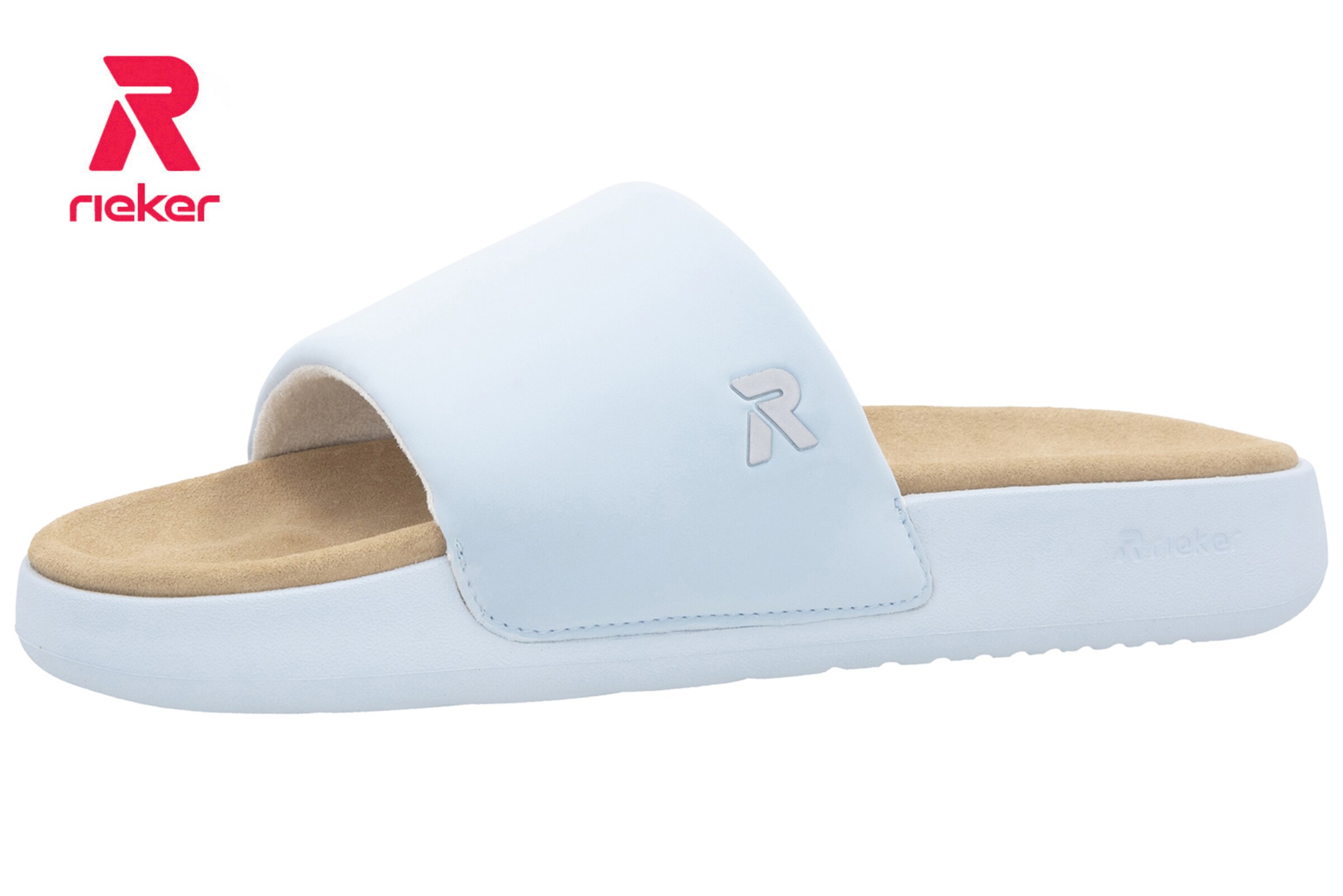 Mule Rieker Sport en bleu : devant