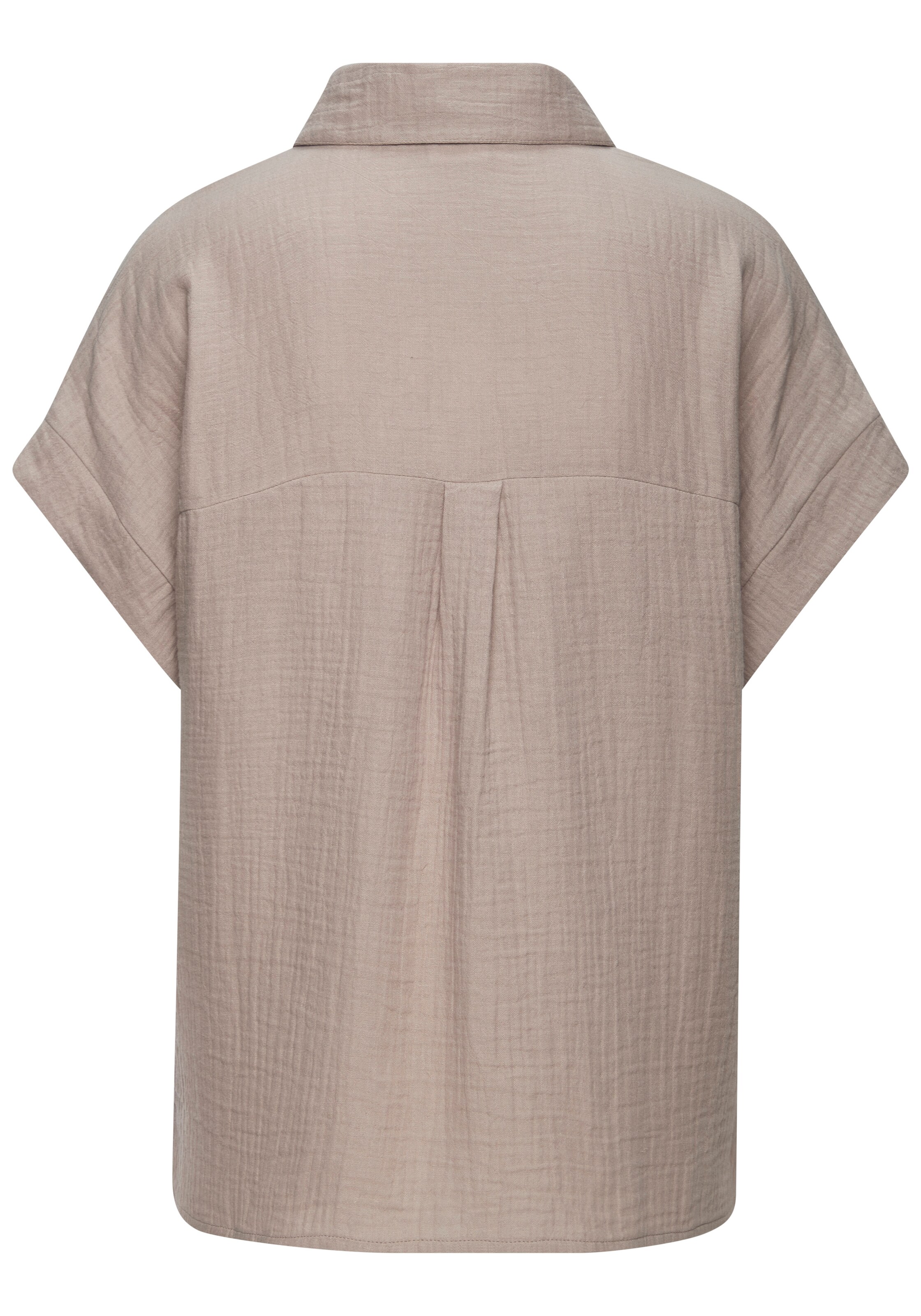 BEACH TIME Bluse in Grau