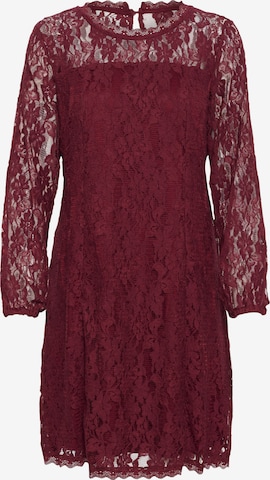 Robe 'Kit' Cream en rouge : devant