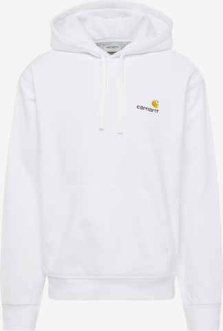 Sweat-shirt 'American Script' Carhartt WIP en blanc : devant
