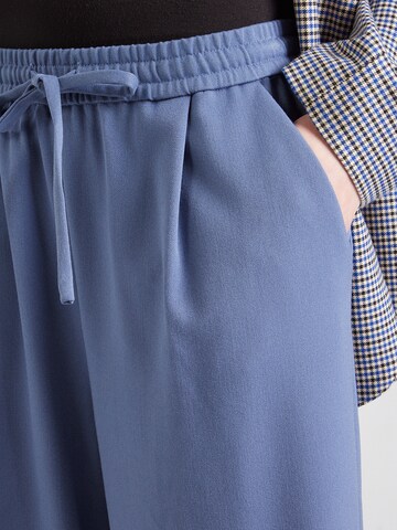 MSCH COPENHAGEN Широкий Брюки со складками 'Jalen Henrika' в Синий