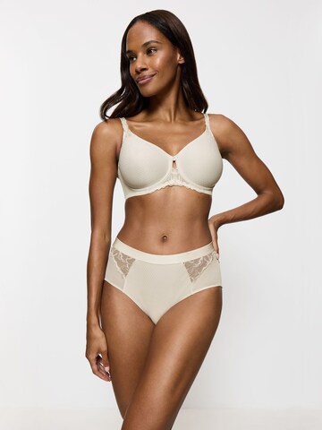 TRIUMPH - Cueca ' Wild Azalea Florale Maxi ' em bege