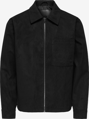 Only & Sons Overgangsjakke 'ONSRICK' i sort: forside