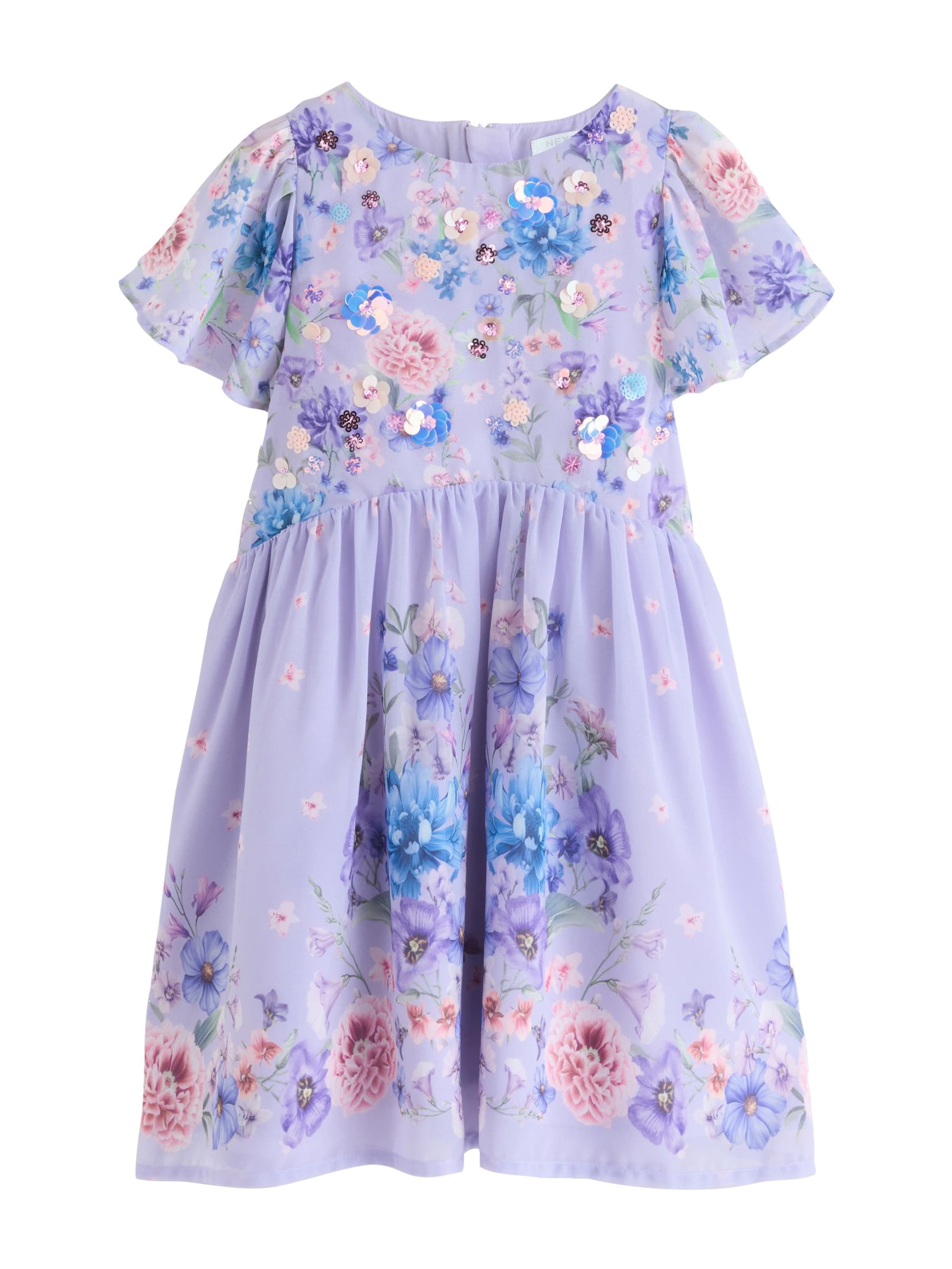 Next Jurk in Lila: voorkant