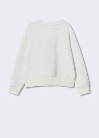 Sweat-shirt MANGO KIDS en blanc