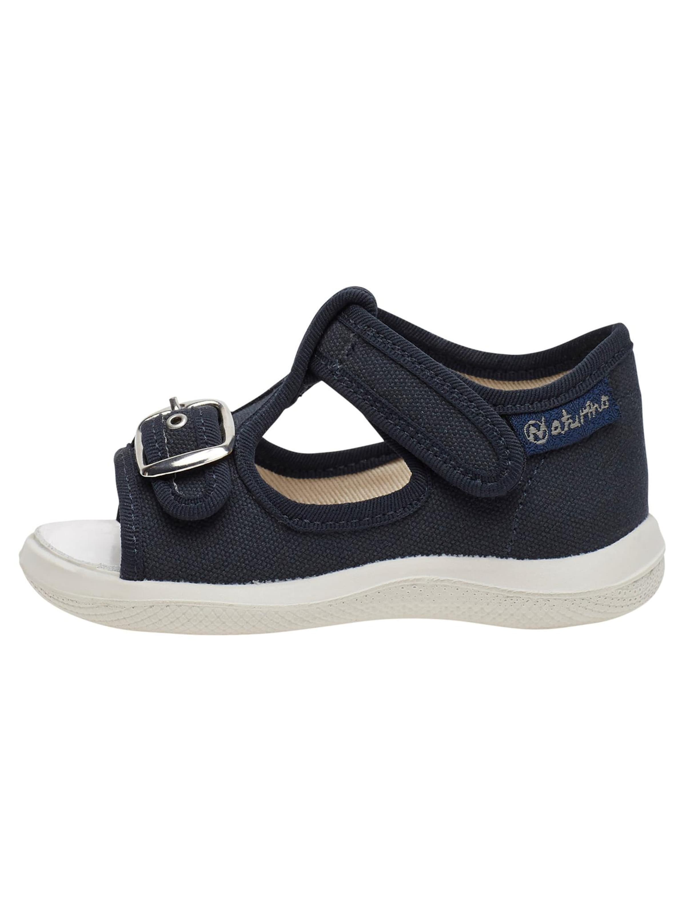 NATURINO Offene Schuhe 'PAROS'‌‌‌‌‌‌‌ in Blau: Vorderseite