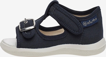 NATURINO Offene Schuhe 'PAROS' in Blau: Vorderseite