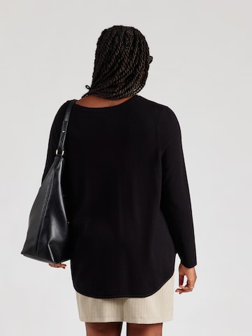 SAMOON Pullover in Schwarz