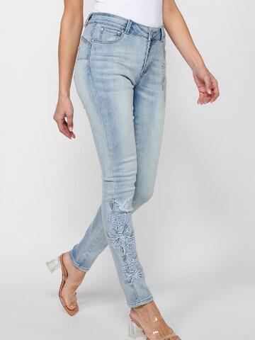 KOROSHI Slimfit Jeans in Blau