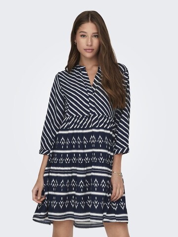 JDY Shirt Dress in Blue: front