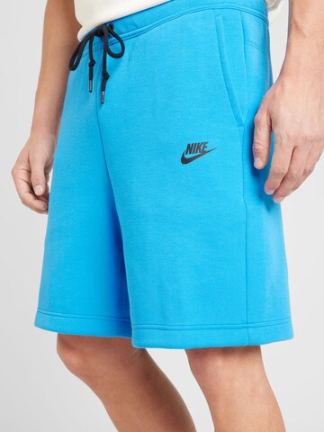 Nike Sportswear - Loosefit Calças em azul