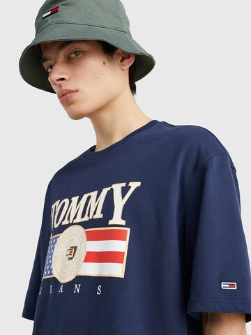 Tommy Jeans T-Shirt 'Skater Luxe USA' in Blau