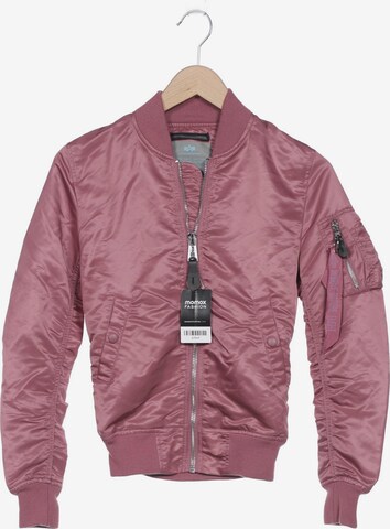 ALPHA INDUSTRIES Jacket & Coat in XS in Pink: front