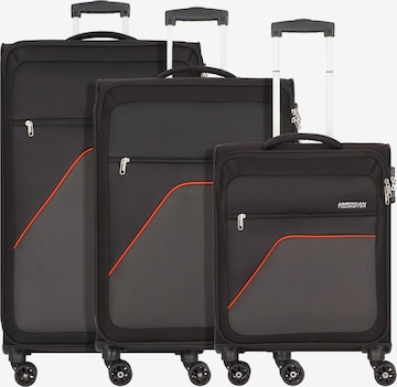 American Tourister Kofferset 'Sky Surfer' in Schwarz: predná strana