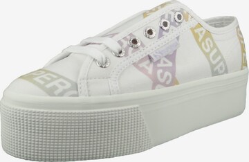 SUPERGA Lace-Up Shoes in White: front