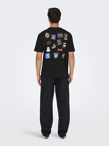 Only & Sons Shirt 'ONSACDC' in Black