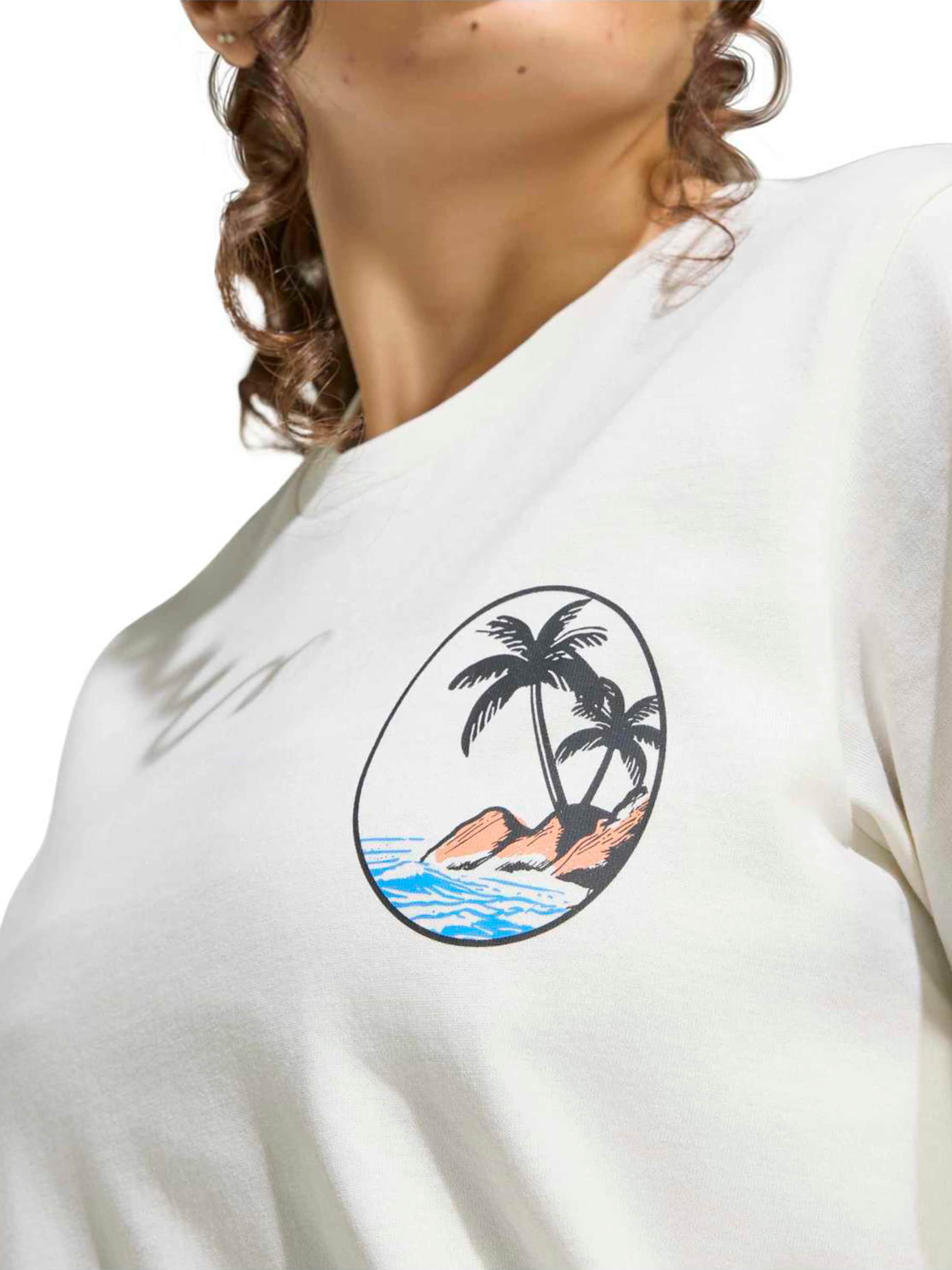 ADIDAS SPORTSWEAR Λειτουργικό μπλουζάκι 'SLIDE' σε λευκό