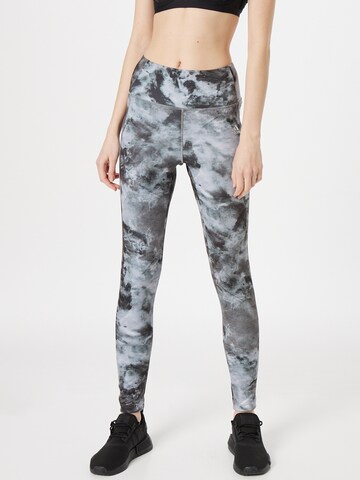 ADIDAS SPORTSWEAR Skinny Sportbroek in Grijs: voorkant