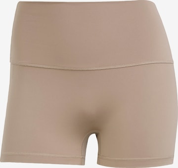 Skinny Pantaloni sportivi 'All-Me' di ADIDAS PERFORMANCE in marrone: frontale