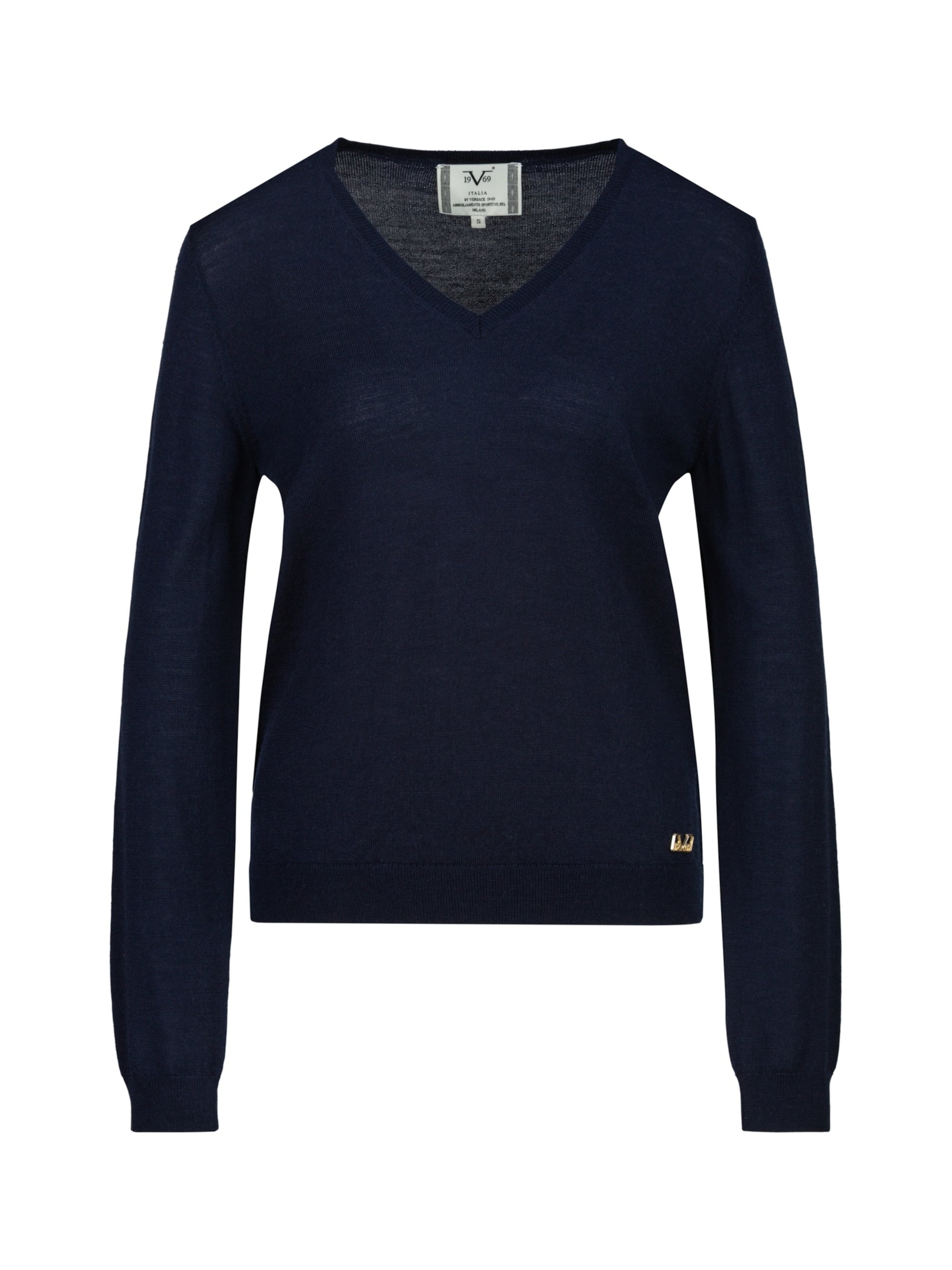 19V69 ITALIA Pullover 'Lusia' in Blau: Vorderseite