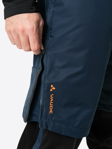 VAUDE Slim fit Outdoor Pants 'M All Year Moab ZO P III' in Blue