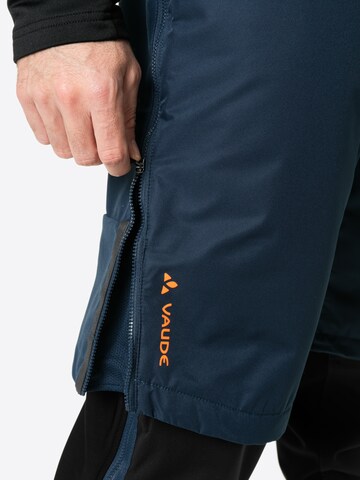 VAUDE Slimfit Outdoorbroek 'M All Year Moab ZO P III' in Blauw