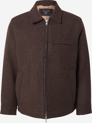 Abercrombie & FitchPrijelazna jakna - smeđa boja: prednji dio