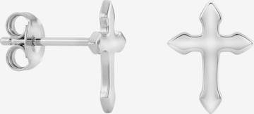 Sofia Milani Earrings 'Cross' in Silver: front