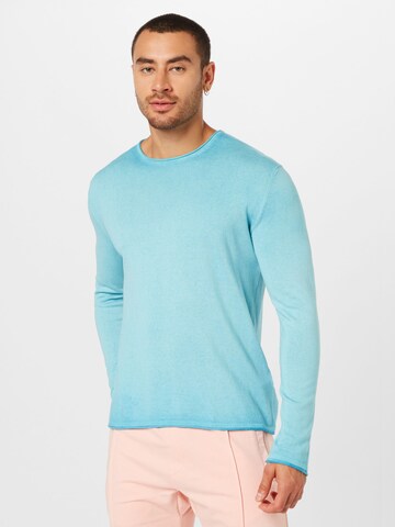 UNITED COLORS OF BENETTON Sweater in Blue: front