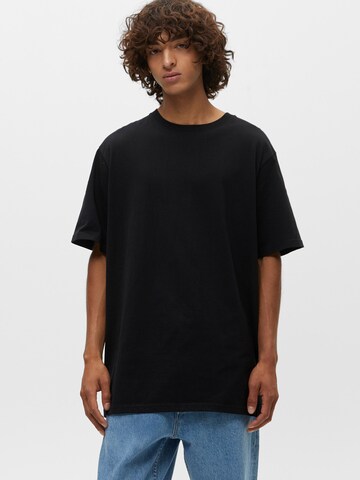 Pull&Bear Shirt in Zwart: voorkant