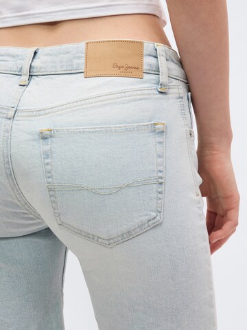 Coupe slim Jean 'Poppy' Pepe Jeans en bleu