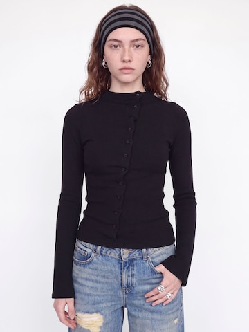 JJXX Strickjacke in Schwarz: Vorderseite