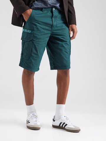Regular Pantalon cargo CAMP DAVID en vert : devant